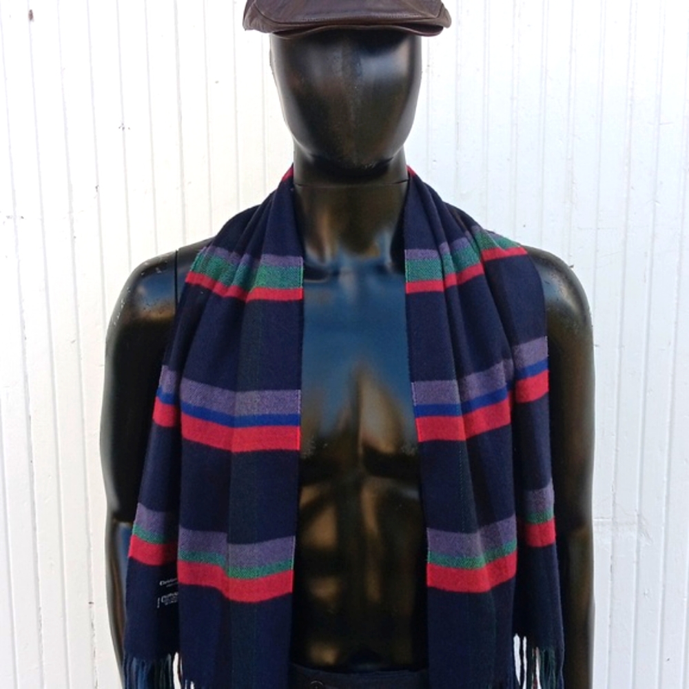 Christian Dior Monsieur Cashmaire Tartan Plaid Scarf (UNISEX) - Picture 12 of 17